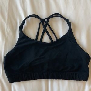 BLACK ATHLETA GIRLS SPORTS BRA